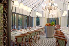 Итальянский ресторан Il Carpaccio, отель Le Royal Monceau, Париж. Crédits Photo - Philippe Garcia/LaSociétéAnonyme
