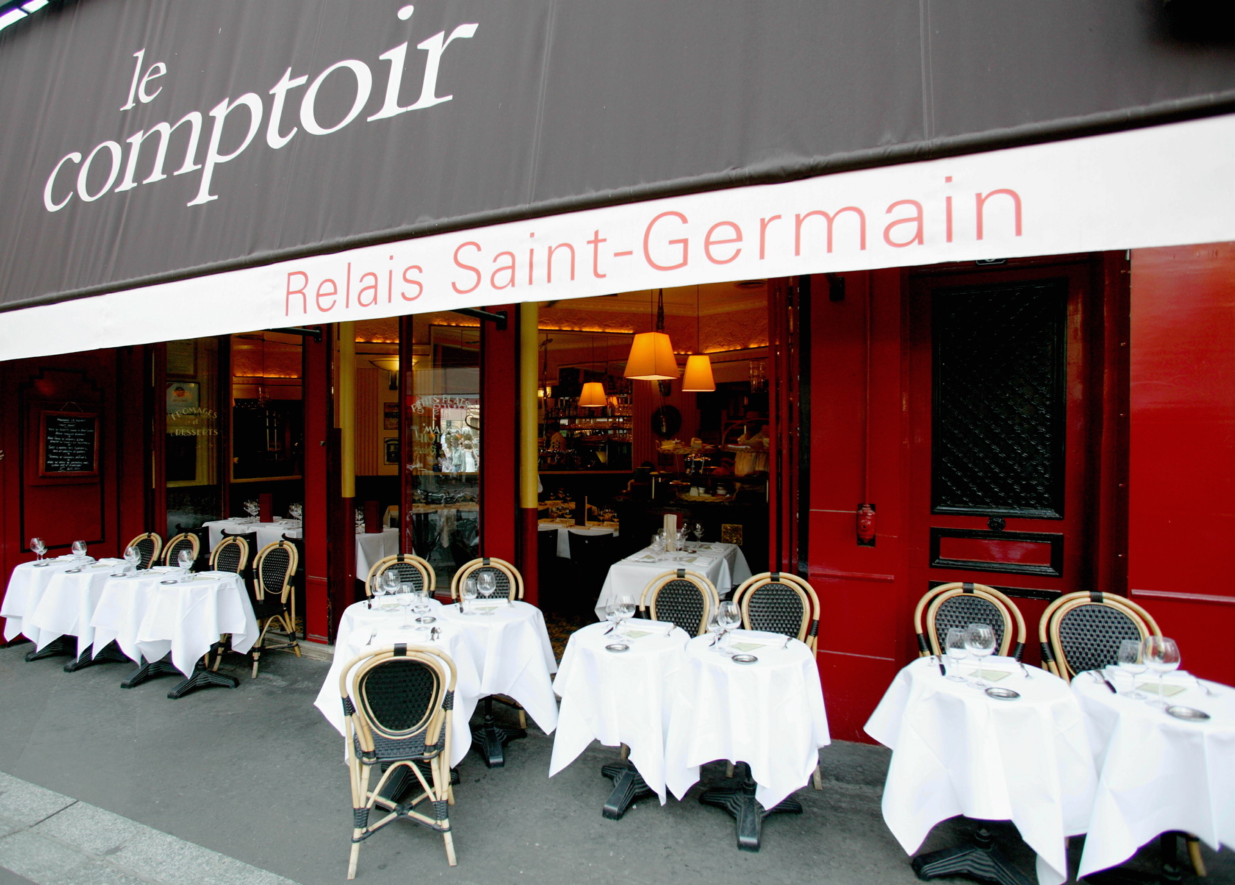 Le Comptoir - ресторан отеля  Le Relais Saint-Germain